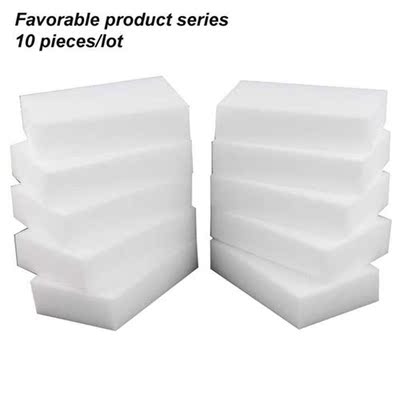 10Pcs Magic Sponge Eraser Melamine Sponge Cleaner Kitchen