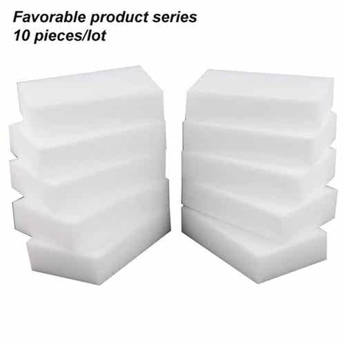 10Pcs Magic Sponge Eraser Melamine Sponge Cleaner Kitchen