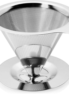 Paperless Pour Over Coffee Dripper-Non-Clogging Ultra Fine L