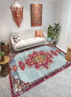 Moroccan Living Room Carpet Vintage Home Bedroom Rug Large S