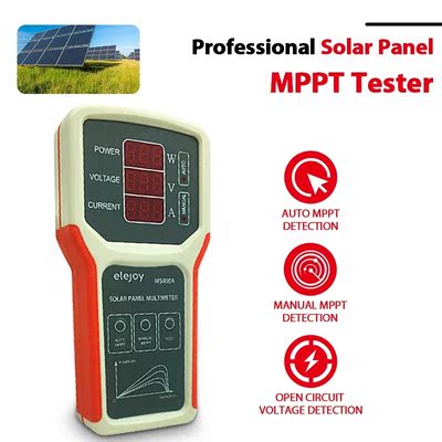Photovoltaic Panel Multimeter Solar Panel MPPT Tester Open C