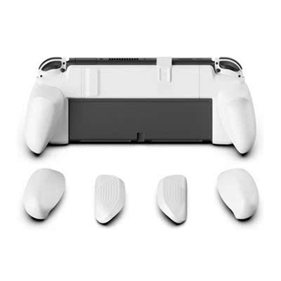 For Switch OLED Grip Case Cover Shell with Replaceable Ergon