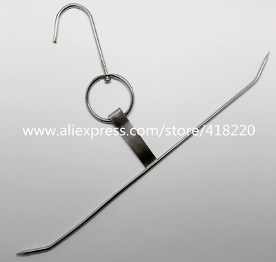 2pcs/lot stainless steel beef roast meat hook chicken wing r