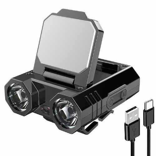 XPE Hat Clip Light Type-C USB Charging LED Mini Head Lamp