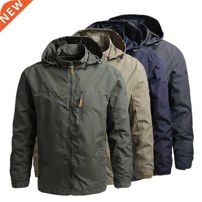 Men Windbreaker Military Field Jackets Outerwear Mens Winter