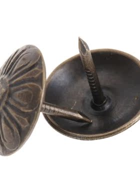 100pcs 16mm Antique Bronze Upholstery Nails Tacks Studs Vint