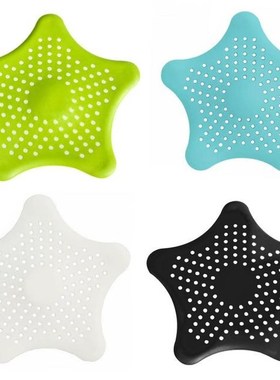 Recableght Hair Catcher Five-Pointed Star Kitchen Sink Strai