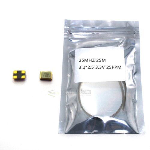 10pcs SMD 3225 active crystal oscillator OSC 25MHZ 25M 3.2*2