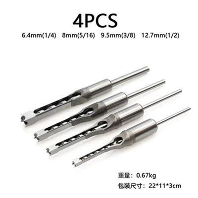 Mortise Woodworking HSS Twist Drill Bits Drill Tools Kit