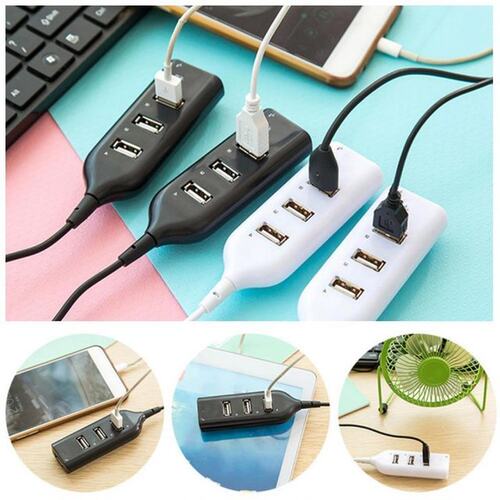 USB 2.0 Splitter Extension Socket Universal USB Hub 4 Port W