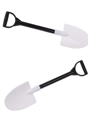 50pcs/pack Plastic Disposable Mini Shovel Spoon Potted Ice C