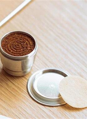 Refillable Coffee Filter Capsules Stainless Steel Coffee Cap