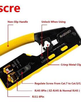Cable Pliers Crimper Network-Tools Cat7 Cat6 Ez Rj45 Rg45 St