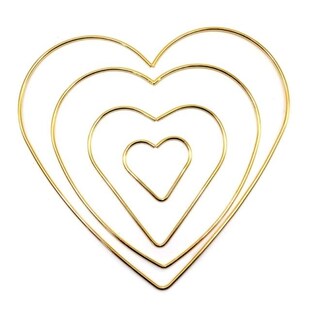 Love Heart Metal Craft Hoops Dream Catcher Rings 适用于 Drea