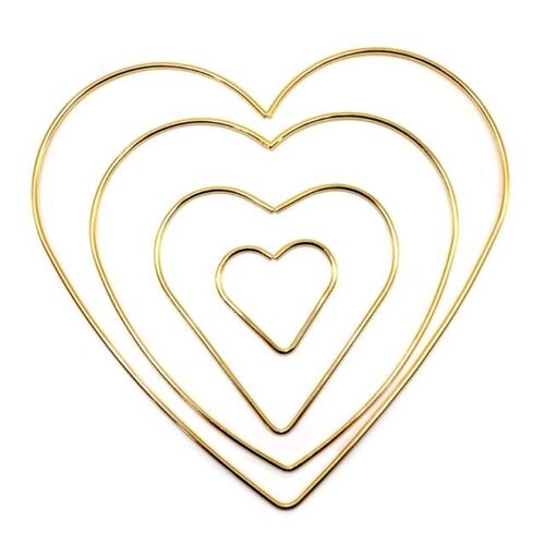 Love Heart Metal Craft Hoops Dream Catcher Rings 适用于 Drea