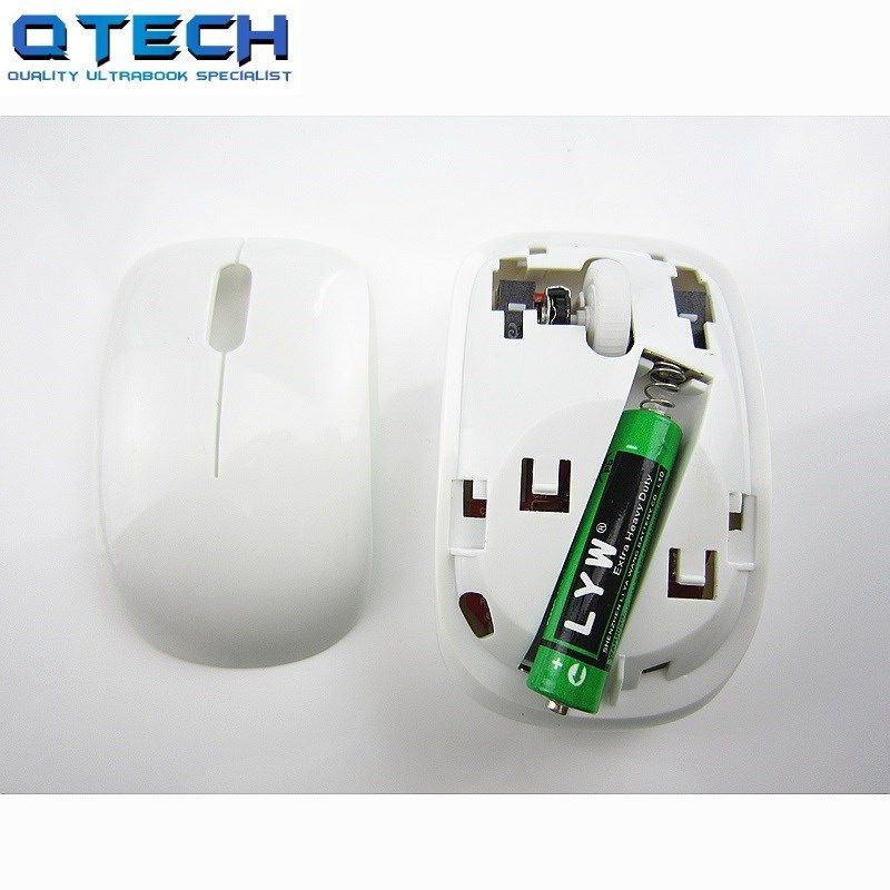 Wireless Keyboard Mouse Combo SB Wifi Compact White Black Of