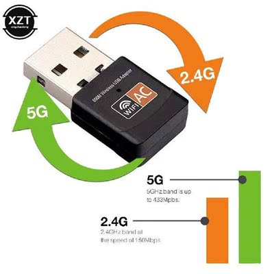 Wireless USB Adapter 600Mbps Wifi Network Card Ethernet