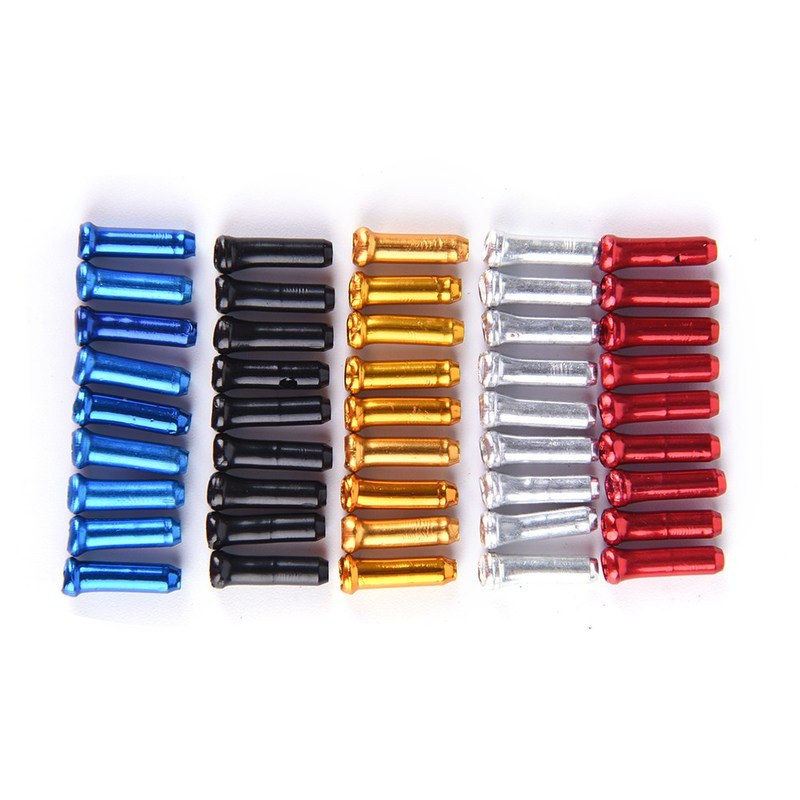 30PCS 4Colors Brake Wire End Cap Cable Parts Aluminum MTB Bi