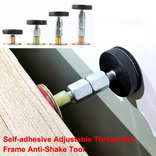 1pcs Self-adhesive Adjustable Thread Bed Frame Anti-Shake To