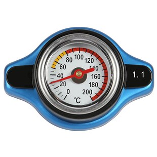 niversal Big Head Car Temperature Gauge Radiator Cap with ti