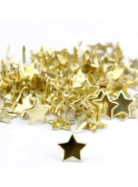 100pcs Small Metal Pushpins Decorative Star-shaped Pushpins