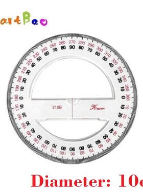 10cm School Protractor Ruler Small Stationary
