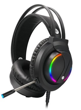 RGB Over-Ear Gaming Headphone Surround Sound USB Wired Heads