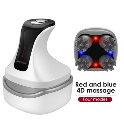 4D Electric Head Massager Wireless Scalp Massage IPX7 Waterp