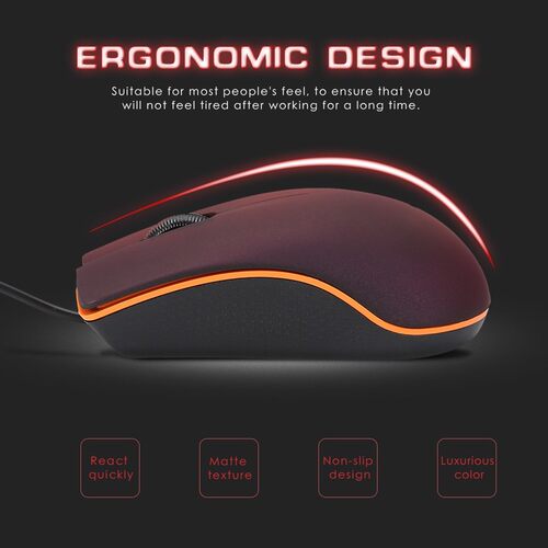 Mini M20 Wired Mouse 1200DPI Optical SB 2.0 Pro Gaming Mouse
