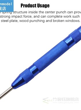 Automatic Center Pin Punch Spring Loaded Marking Locator Hol