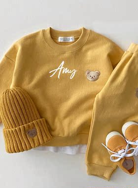 Personalized Toddler Baby Boy Girl Fall Clothes Sets Baby Gi