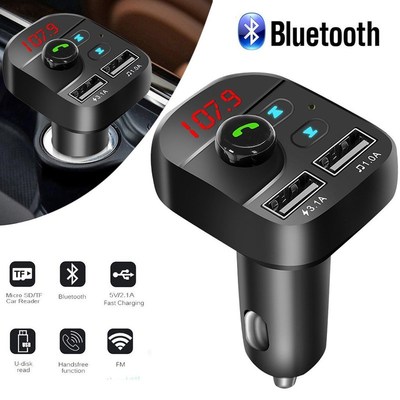 Bluetooth 4.2 MP3 Player Handsfree Car Kit FM Transmitter su