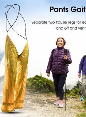 1 Pair Simple Ski Gaiters One Size Leg Gaiters Dampproof