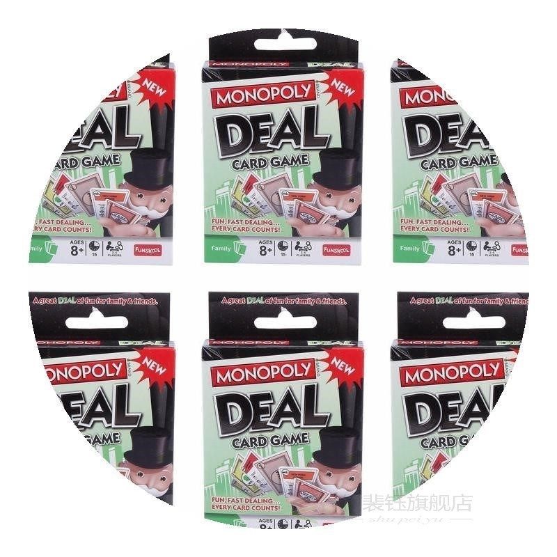 English VErsion MonoPoly DEal CarD  Play CarD Toy PuzzlE FaM图片