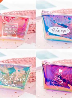 Coin Wallet Womens Kids Coin Purse Laser Small Transparent