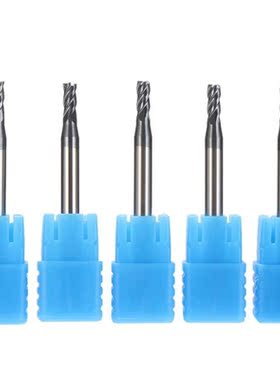 5pcs Tungsten Steel Milling Cutter Endmills 4 Flutes 3mm Cut