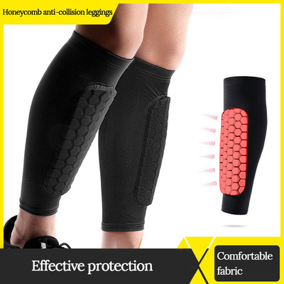 Soccer Shin Guards Outdoor Sport Honeycomb Anti-Collision Pa