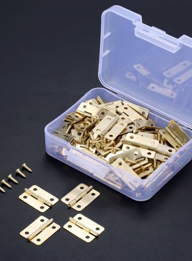 100Pcs 23*19mm Cabinet Door Furniture Hinge Jewelry Wood Box