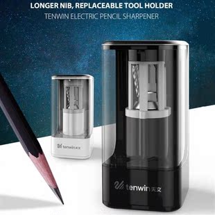 Black Professional Electric Sharpener Pencil Electric Heavy