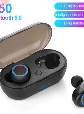 Y50 Bluetooth Earphone 5.0 TWS Wireless Headphons Y50 TWS Ea