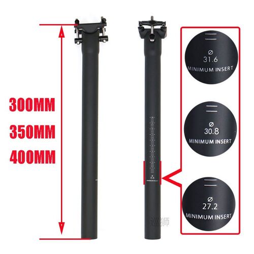 ELITAONE Carbon Fiber Seat Post Road/Mtb Seatposts 135g UD M