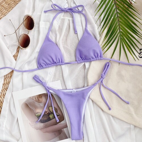tankini swimsuits ladies micro blue bathing suit bikini braz