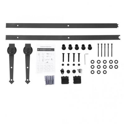 6FT Sliding Barn Door Hardware Roller Track Rail Kit Set for