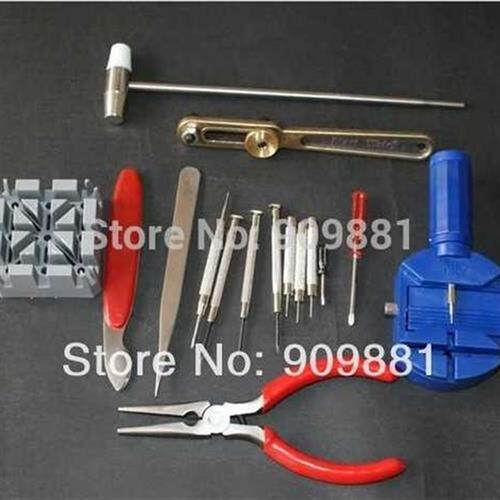 Deluxe Watch Repair Tool Kit With Watchband Link Pin Remover