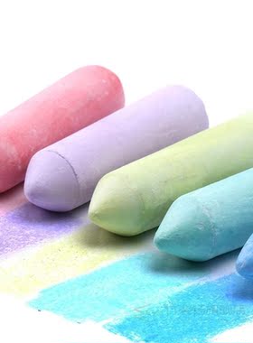 20Pcs Dustless Thick Chalk Kids Scrawling Painting Washable