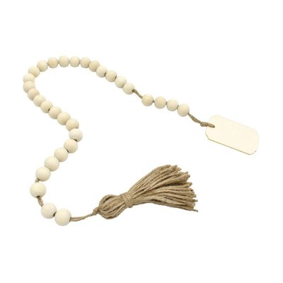 Wooden Bead String Kids Baby Bed Pendant Wall Room Decor Rus