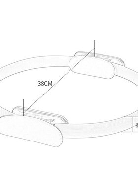 Dual Grip Training Yoga Pilates Ring for Muscle Exercise Kit