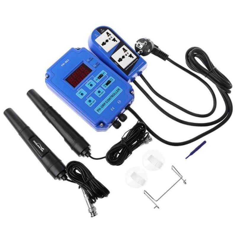 Digital pH ORP Redox 2 in 1 Controller Monitor w/ Output Pow