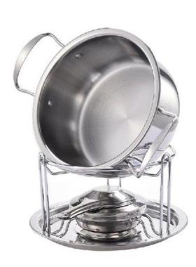 Pot Fondue Melting Chocolate Set Stainless Steel Melting