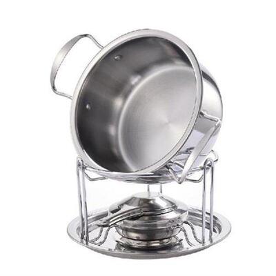 Pot Fondue Melting Chocolate Set Stainless Steel Melting